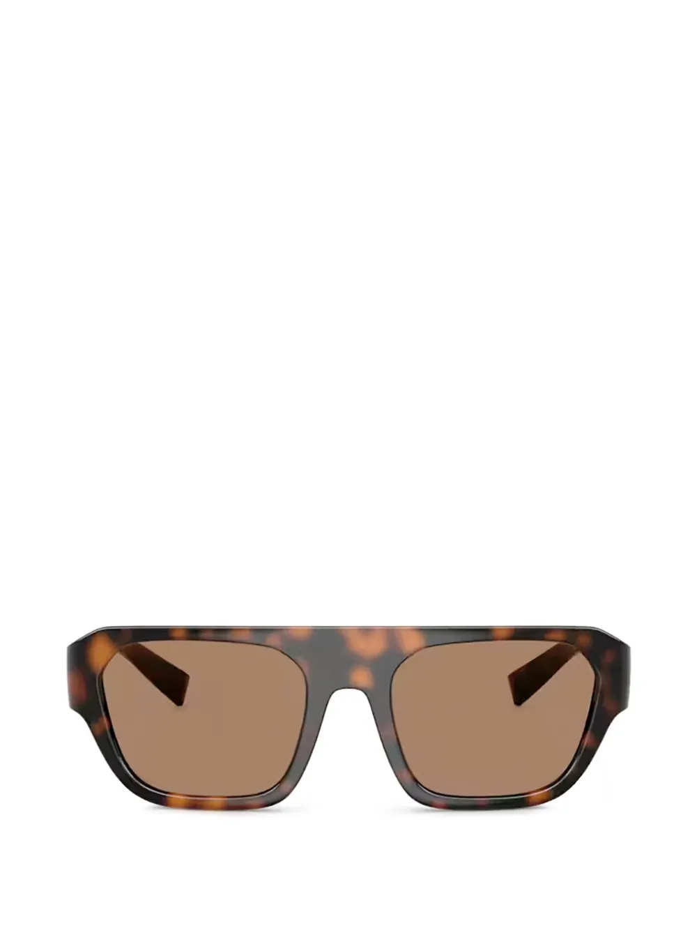 Dolce & Gabbana Eyewear tortoiseshell-effect logo-plaque sunglasses · 54