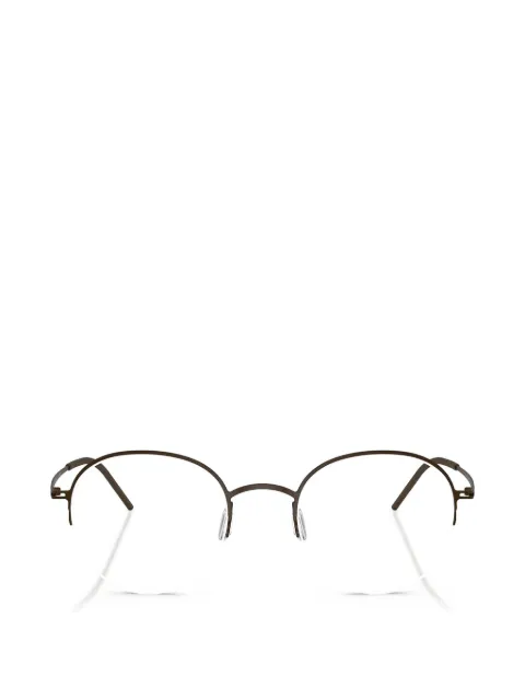 Giorgio Armani two-tone round glasses