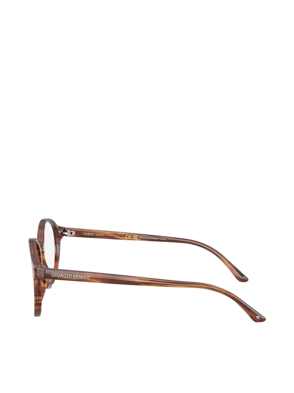Giorgio Armani Bril met rond montuur Bruin