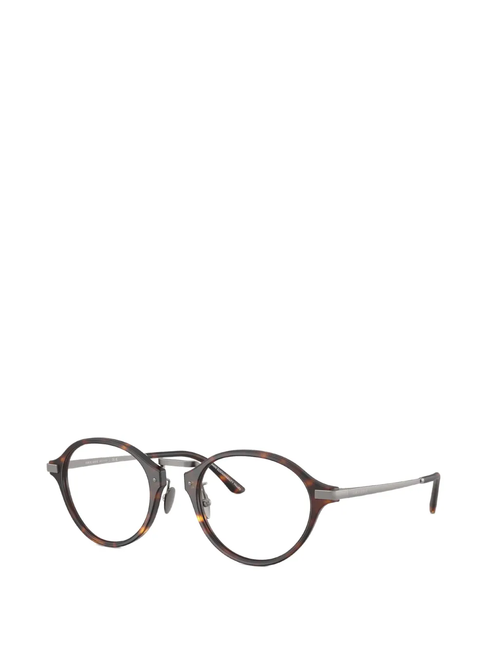 Giorgio Armani Bril met rond montuur Bruin