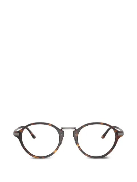 Giorgio Armani round-frame glasses