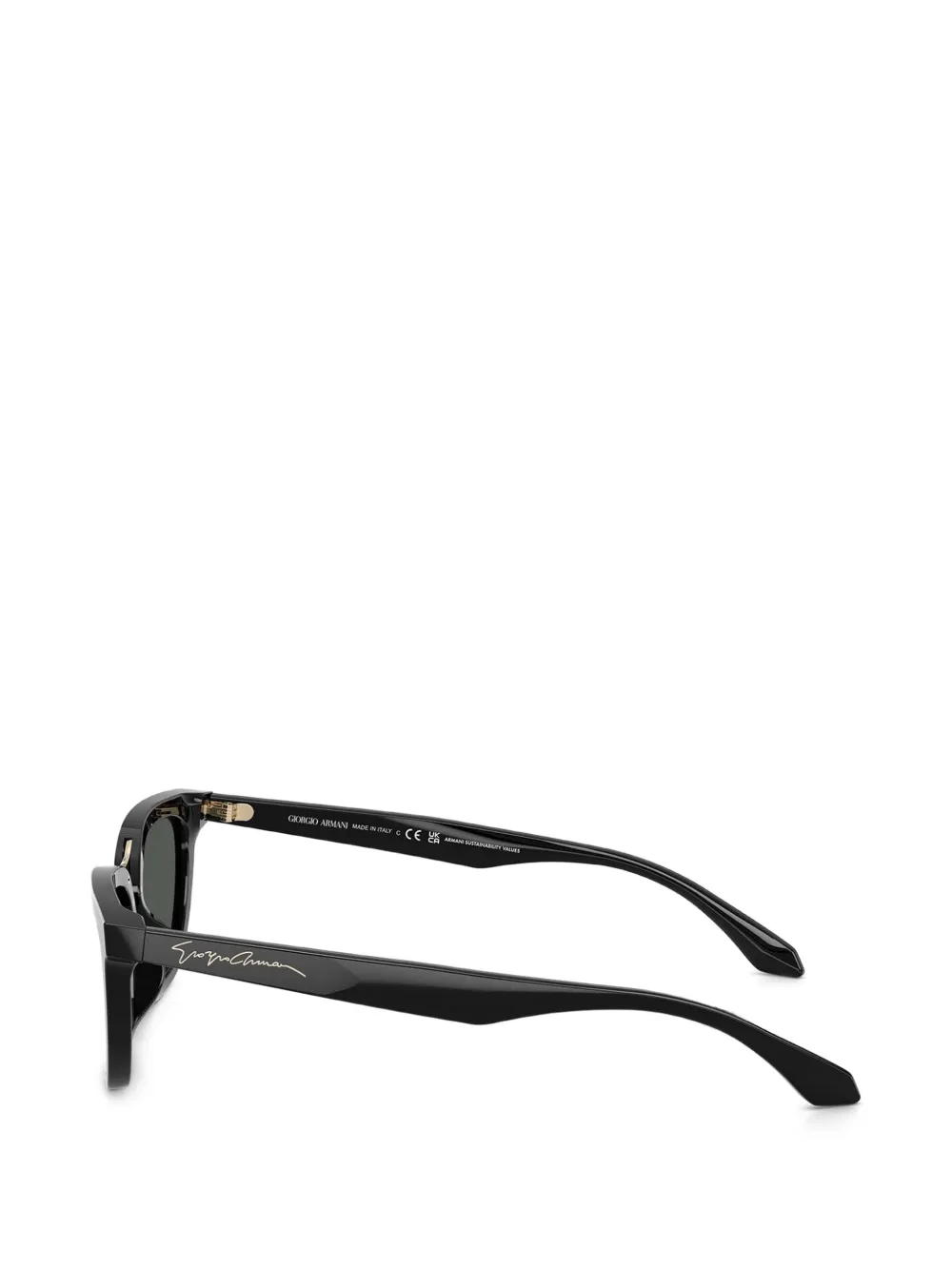 Giorgio Armani Zonnebril met cat-eye montuur Zwart