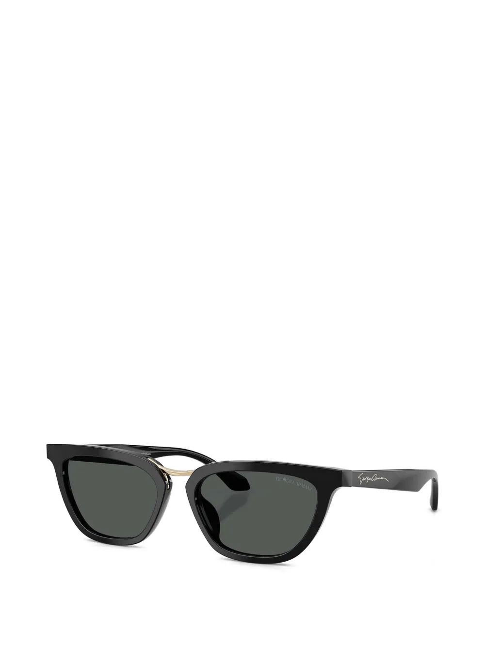 Giorgio Armani Zonnebril met cat-eye montuur Zwart