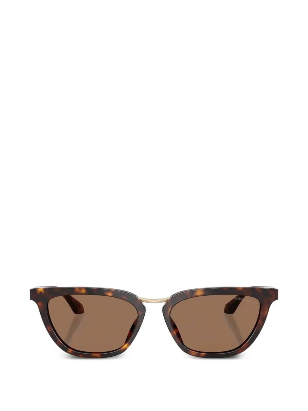 Giorgio Armani cat-eye tortoiseshell sunglasses - Marrone