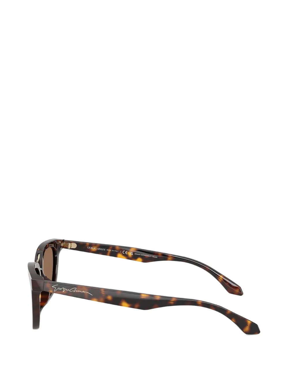 Giorgio Armani Zonnebril met cat-eye montuur Bruin