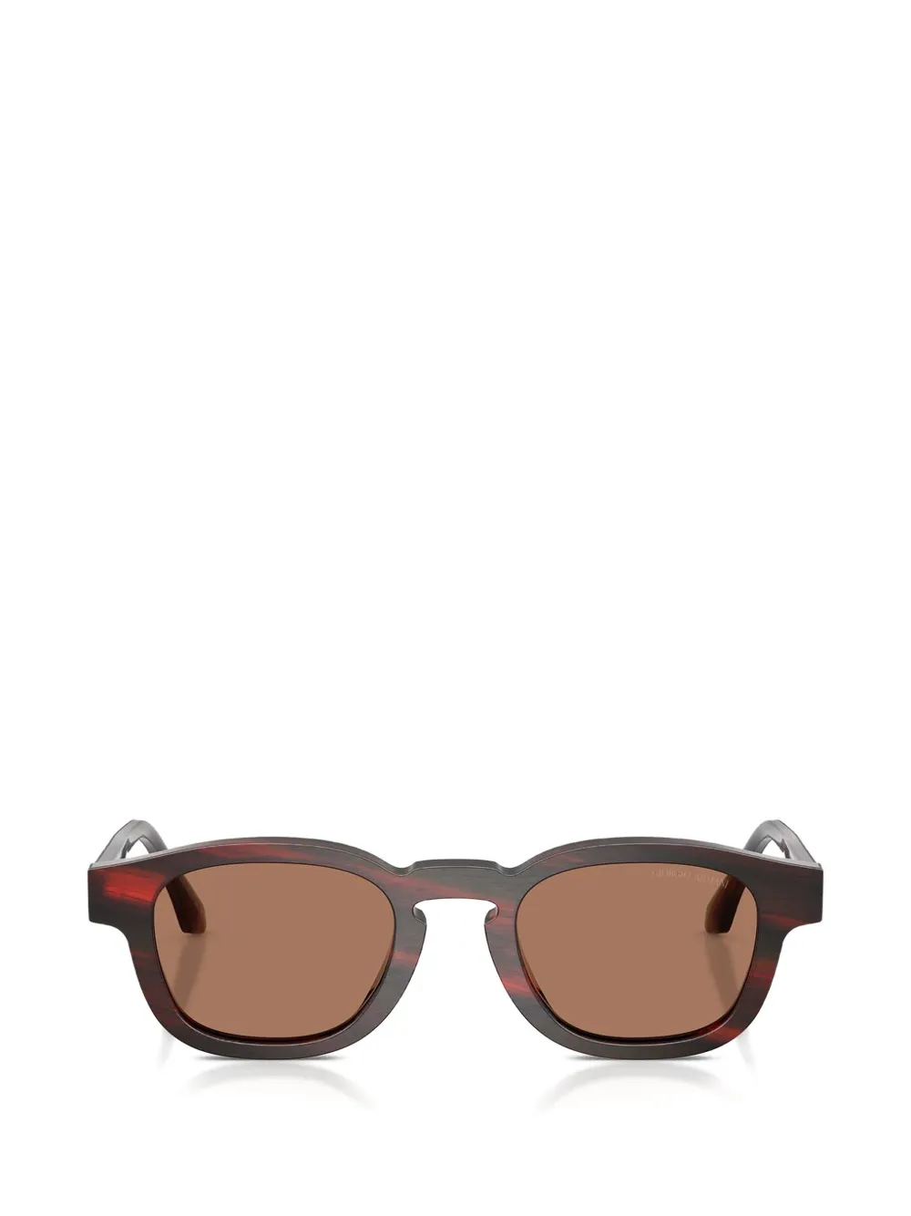 Giorgio Armani round-frame sunglasses - Rosso