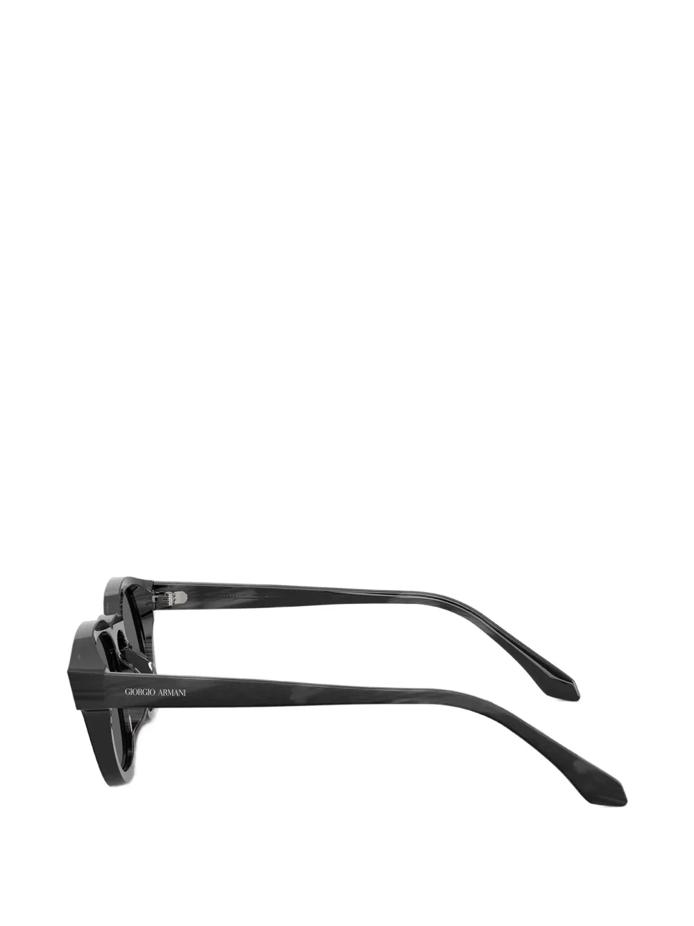 Giorgio Armani Zonnebril met rond montuur Grijs