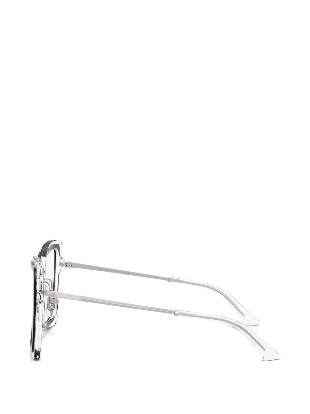 Jimmy Choo Eyewear Bril met geometrisch montuur Zwart