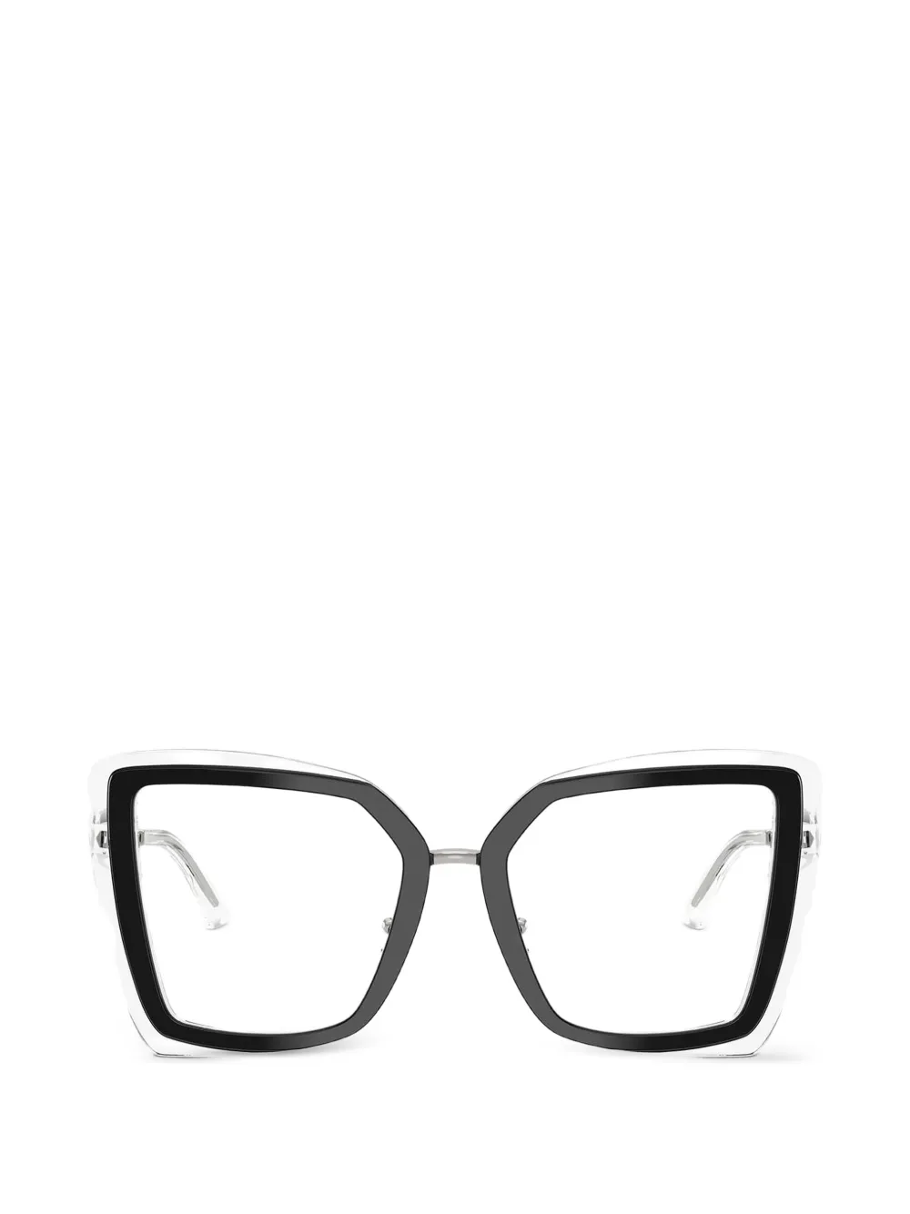 Jimmy Choo Eyewear Occhiali con montatura geometrica - Nero