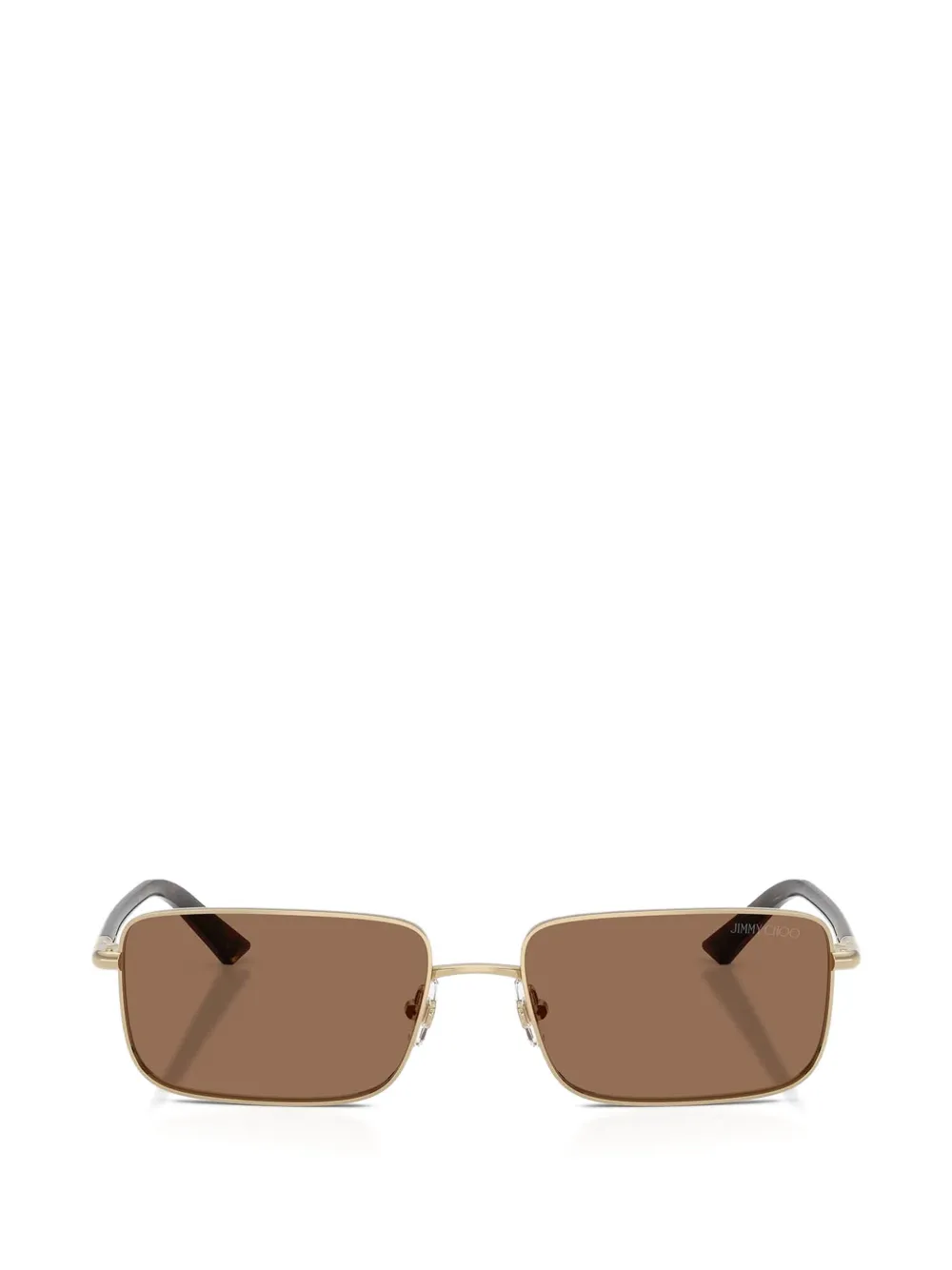 Jimmy Choo Eyewear Gavin rectangle-rectangle sunglasses - Oro