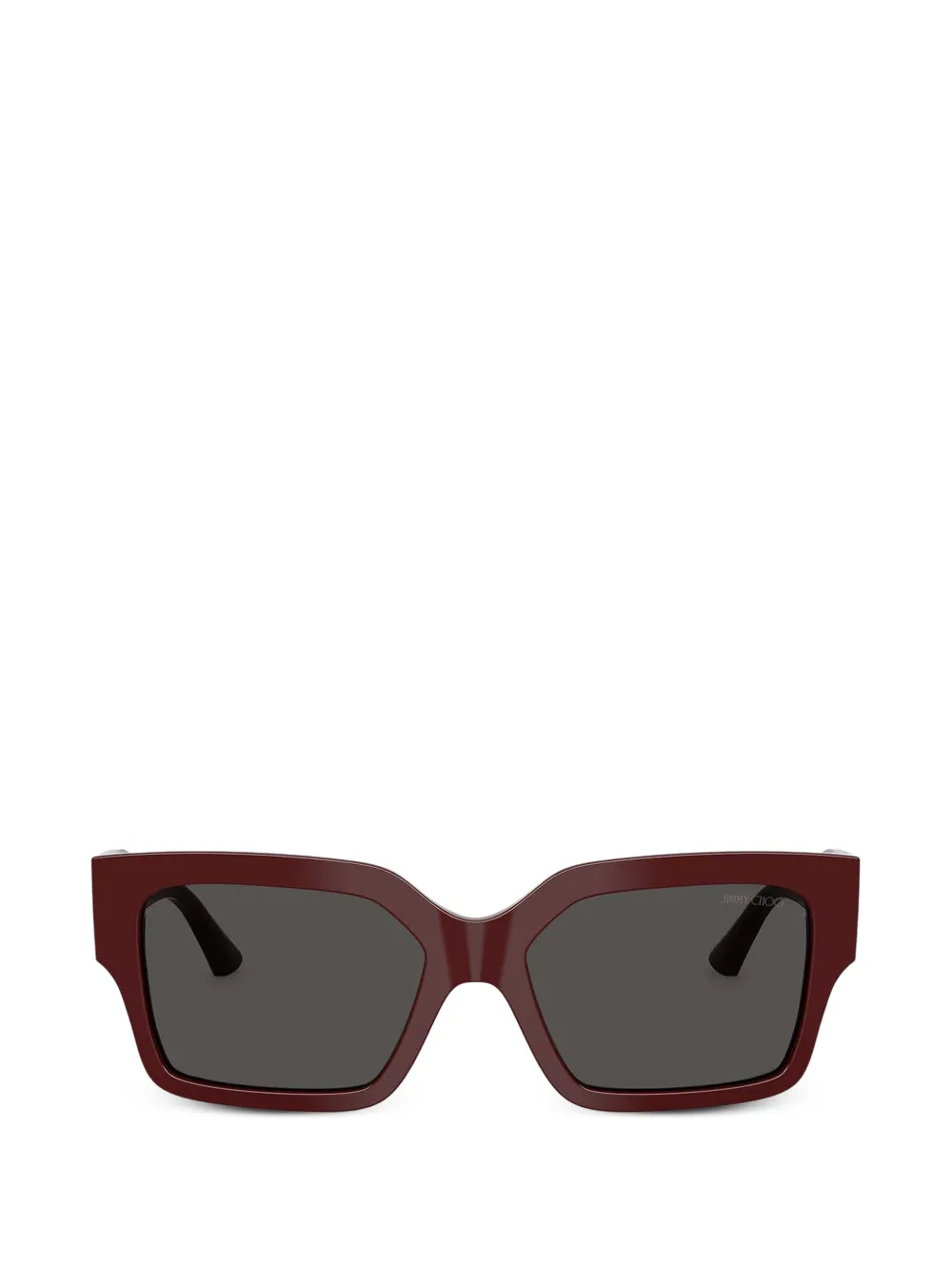 Jimmy Choo Eyewear Occhiali da sole squadrati - Rosso