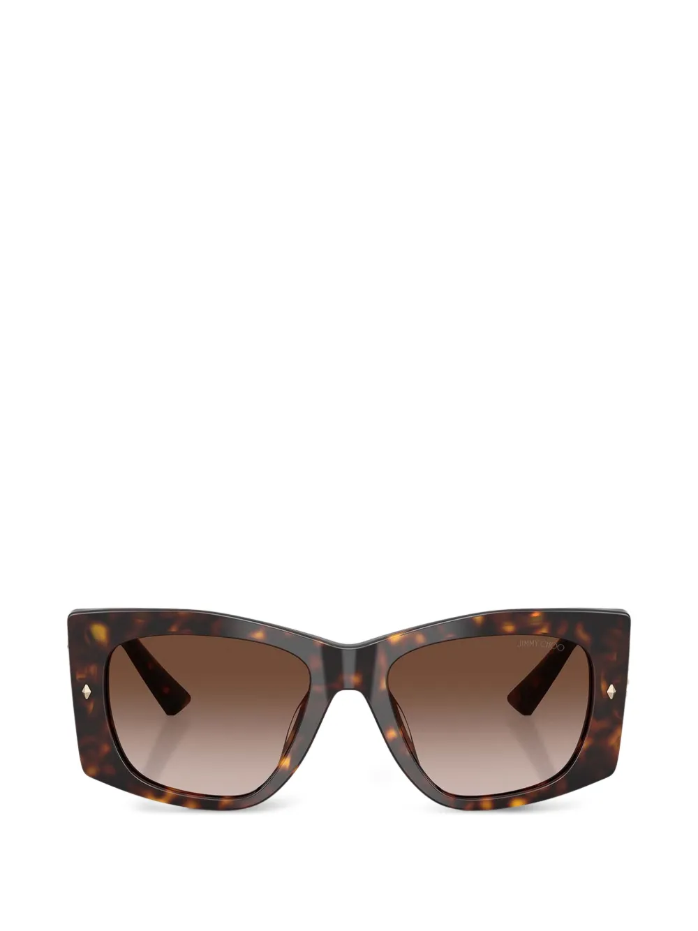 Jimmy Choo Eyewear Occhiali da sole Gabi con logo - Marrone