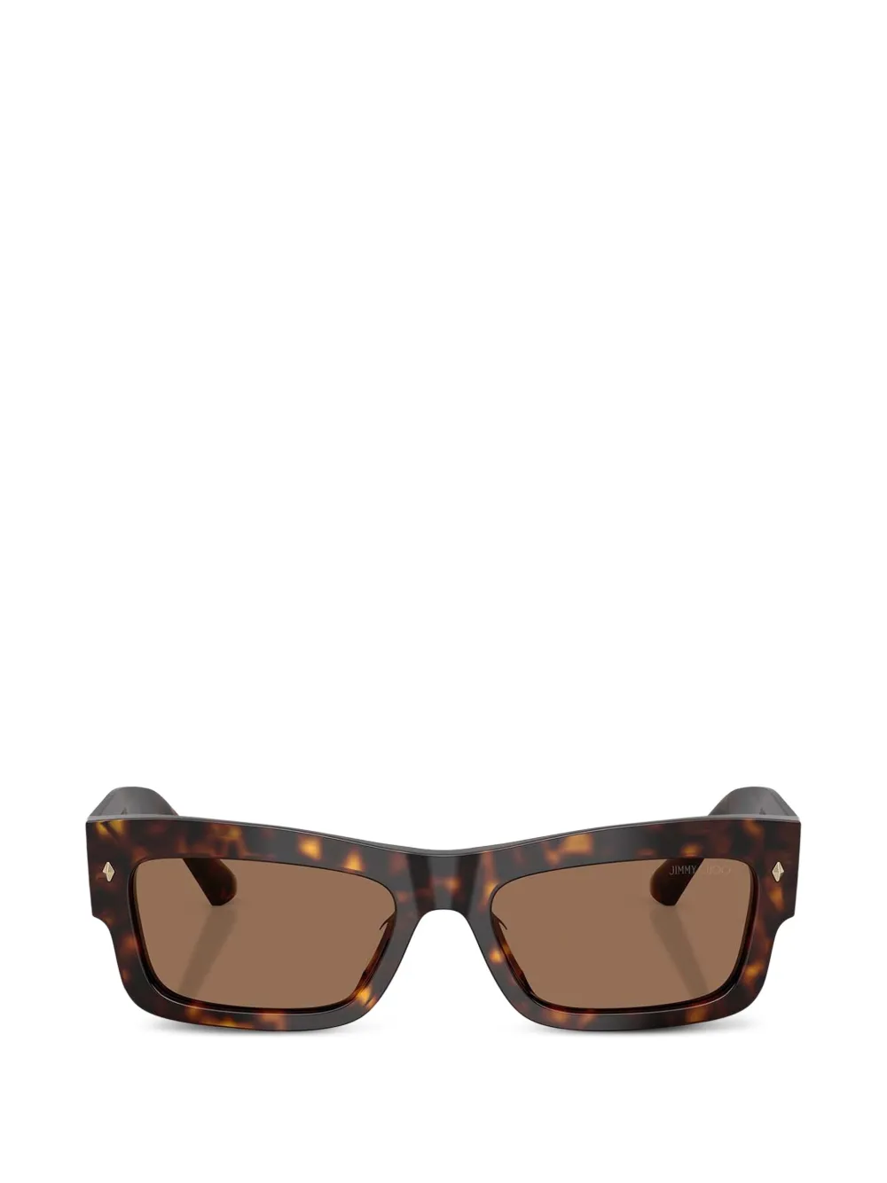 Jimmy Choo Eyewear JC5063U logo sunglasses - Braun