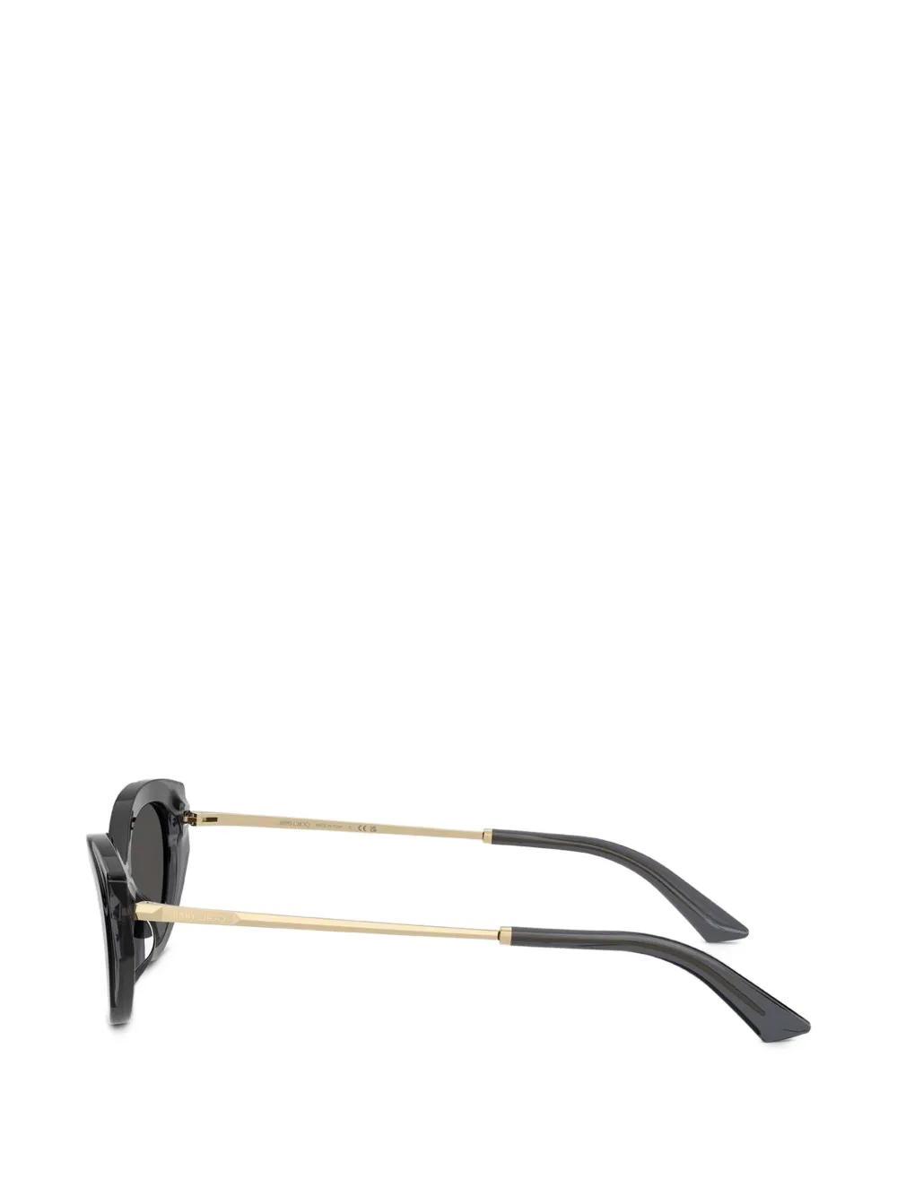 Jimmy Choo Eyewear JC5065U zonnebril met cat-eye montuur Zwart