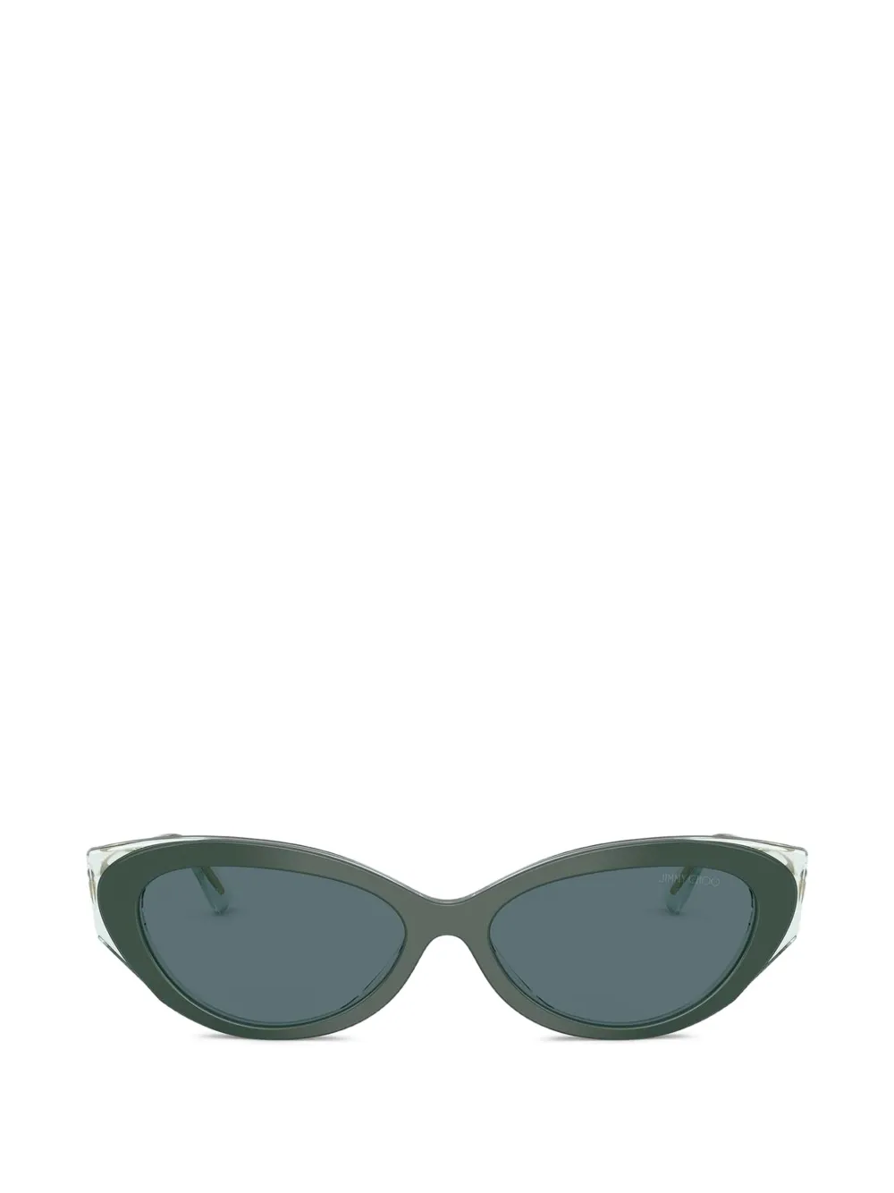 Jimmy Choo Eyewear Occhiali da sole JC5065U cat-eye - Verde