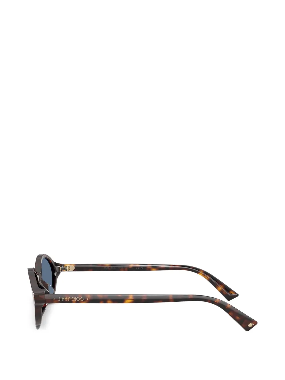 Jimmy Choo Eyewear Marais zonnebril met ovalen montuur Bruin