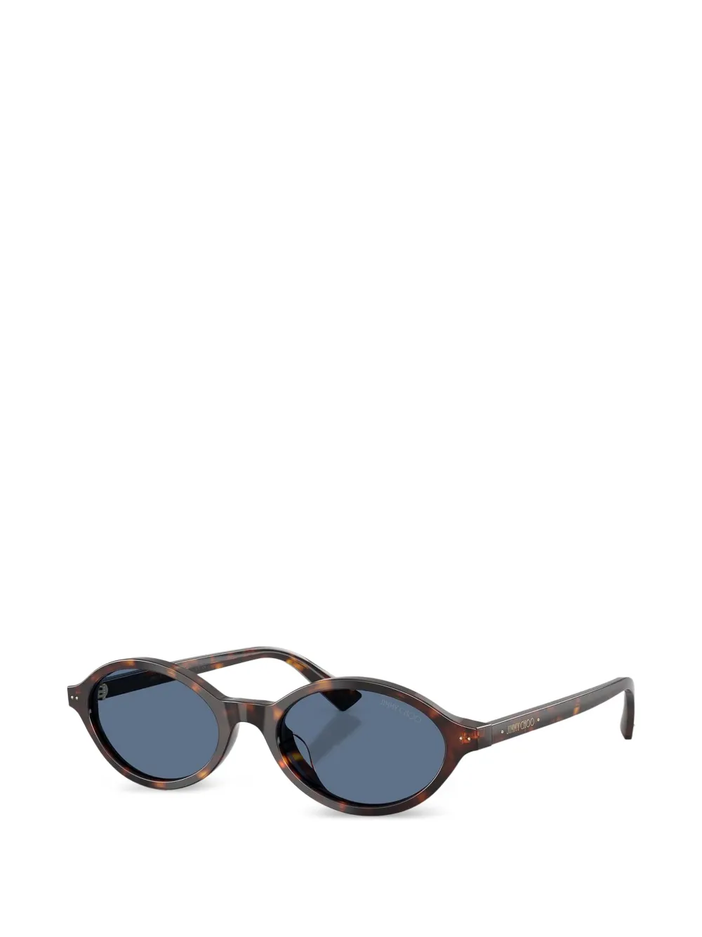 Jimmy Choo Eyewear Marais zonnebril met ovalen montuur Bruin