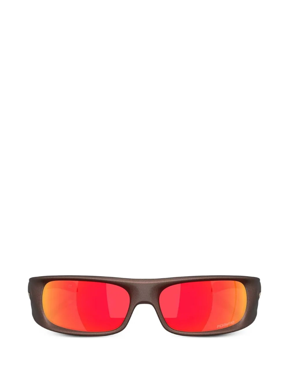 Oakley Highland rectangle-frame sunglasses - Marrone
