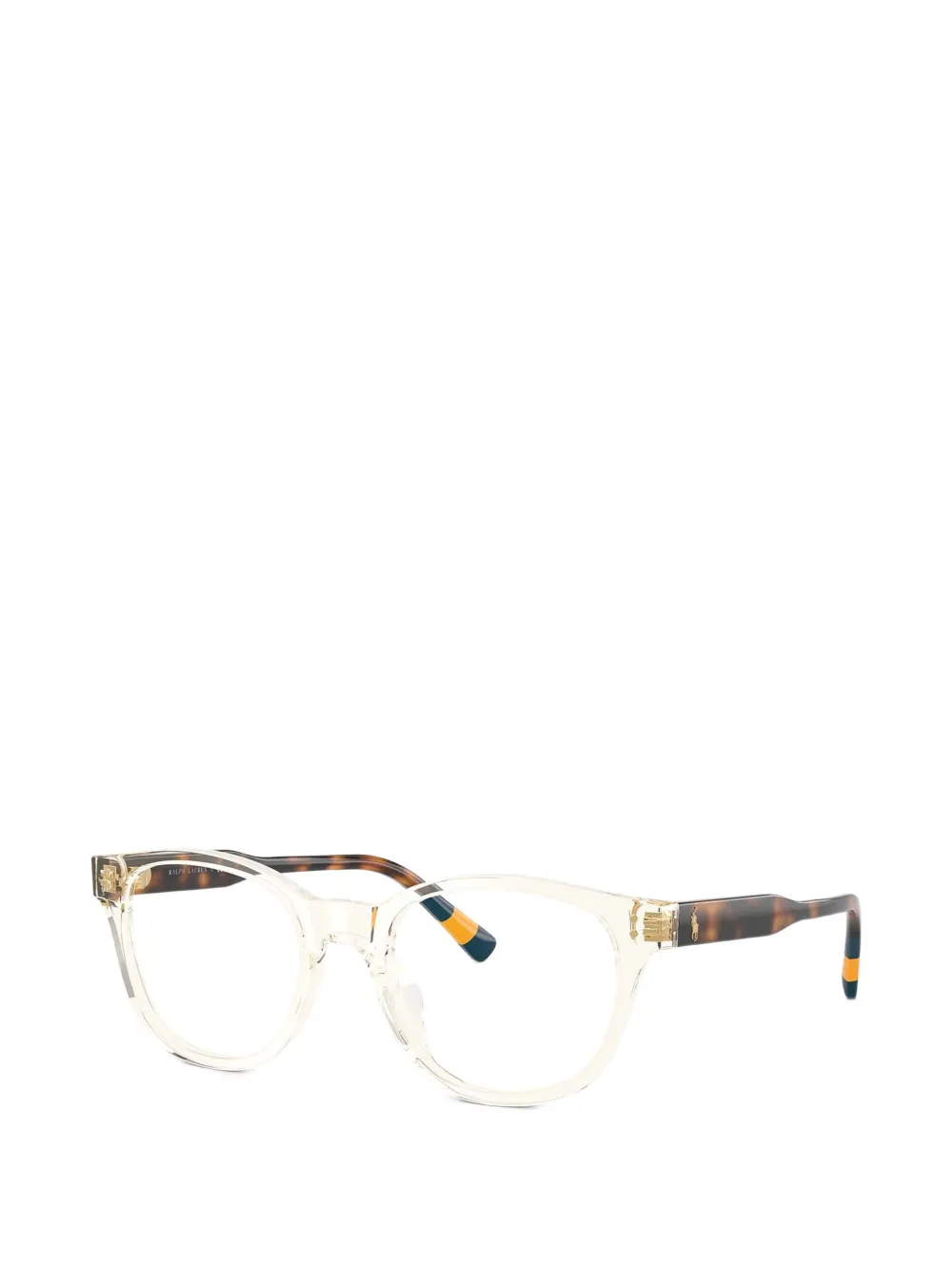 POLO RALPH LAUREN EYEWEAR Bril met rond montuur Beige