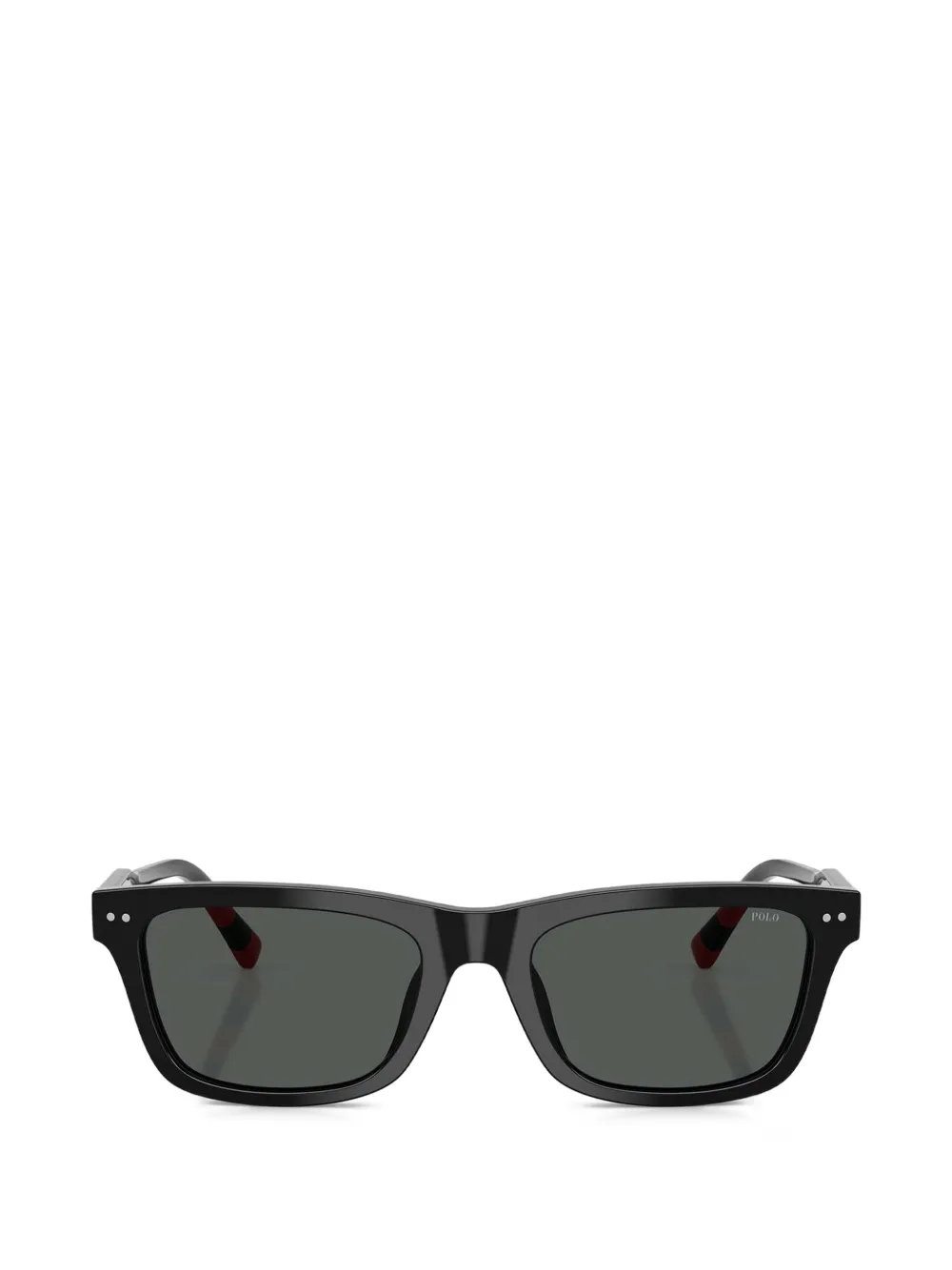 POLO RALPH LAUREN EYEWEAR Occhiali da sole rettangolari - Nero