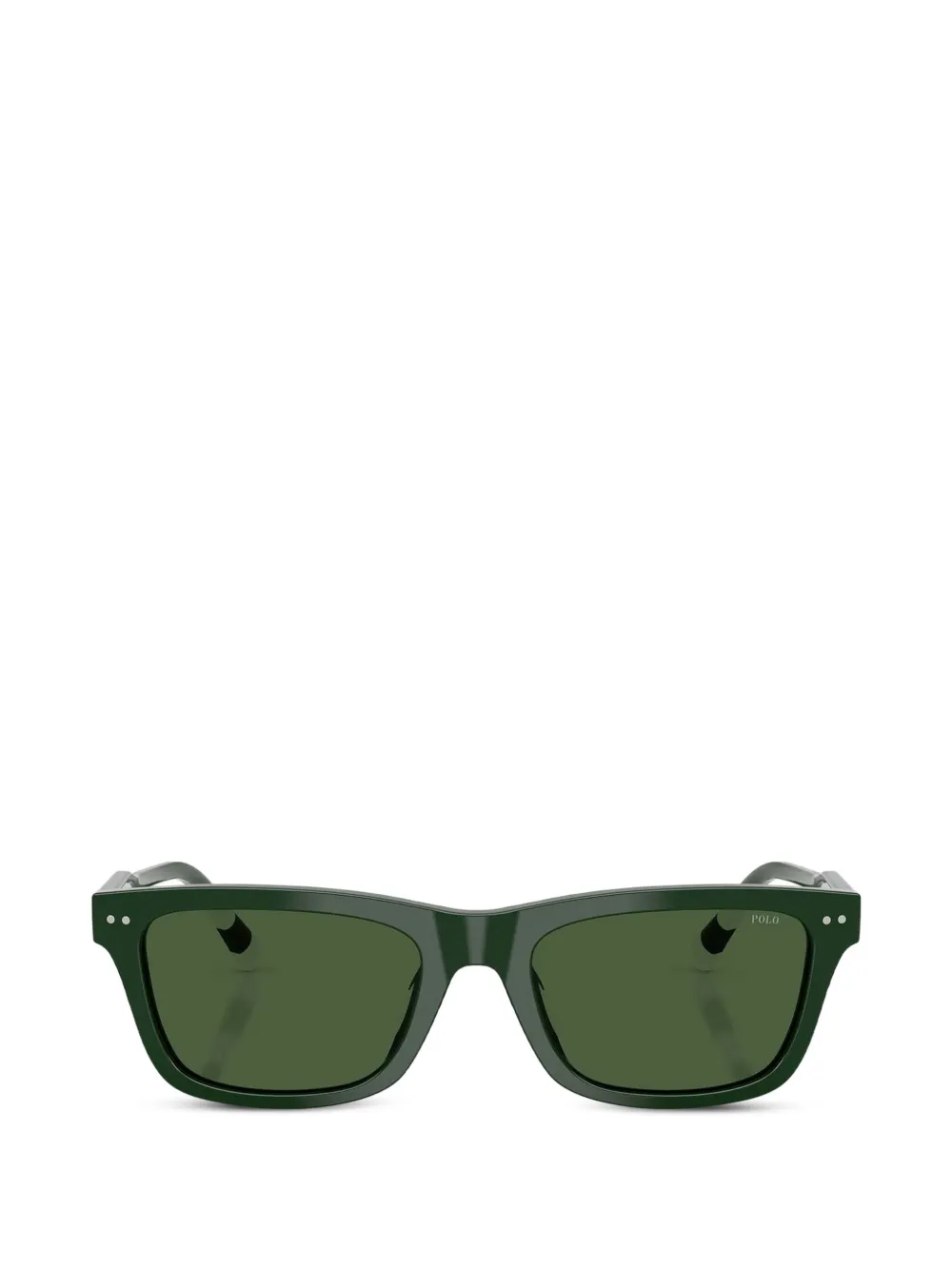 Polo Ralph Lauren rectangle-frame sunglasses - Grün