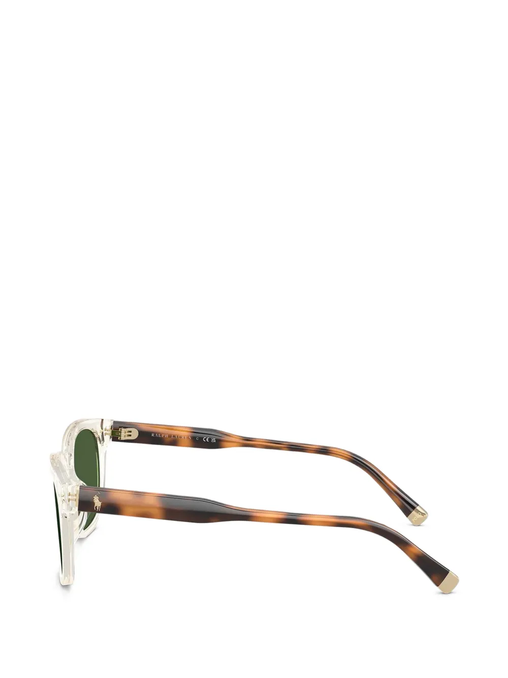 POLO RALPH LAUREN EYEWEAR Zonnebril met vierkant montuur Beige