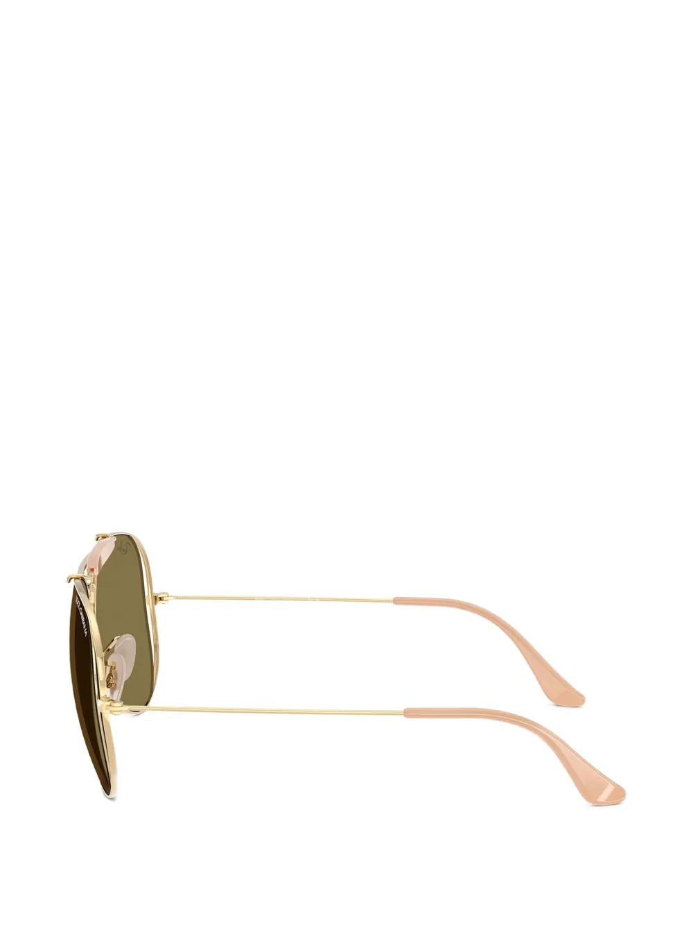 Ray-Ban Zonnebril met piloten montuur Goud
