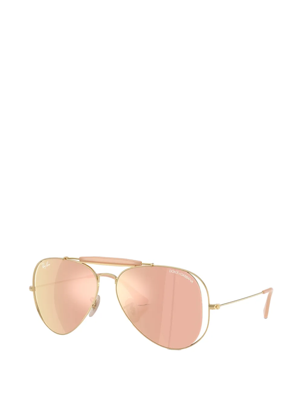 Ray-Ban Outdoorsman zonnebril met piloten montuur Goud