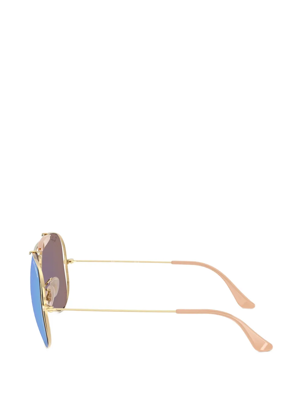 Ray-Ban Zonnebril met piloten montuur Goud