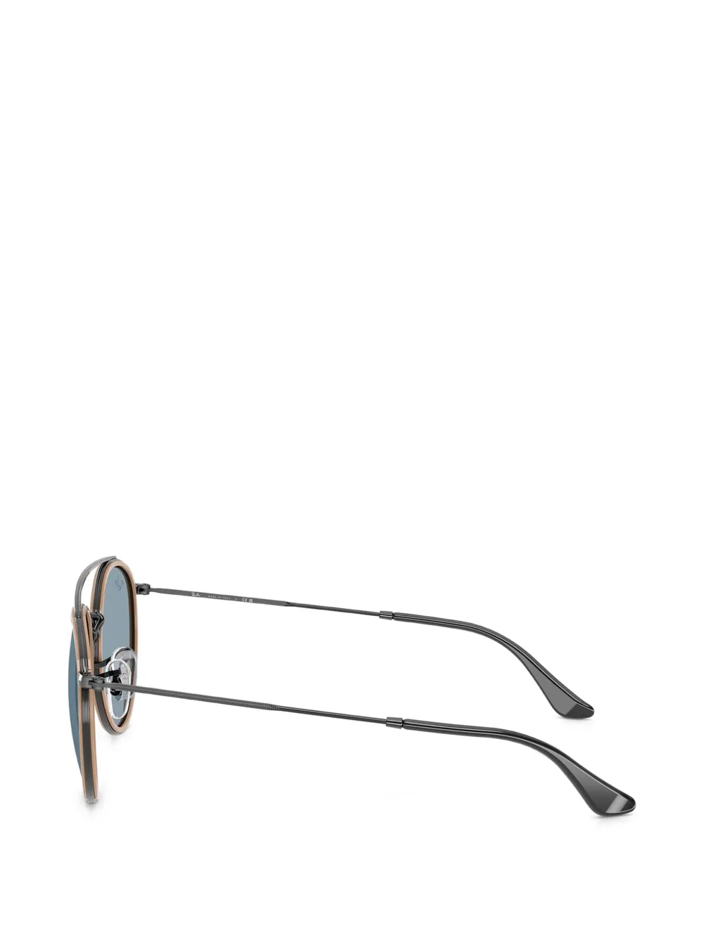 Ray-Ban Zonnebril met rond montuur Grijs