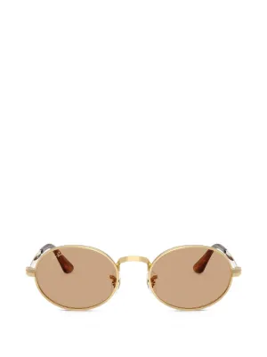 Ray-Ban スクエアフレーム サングラス | ゴールドトーン | FARFETCH JP
