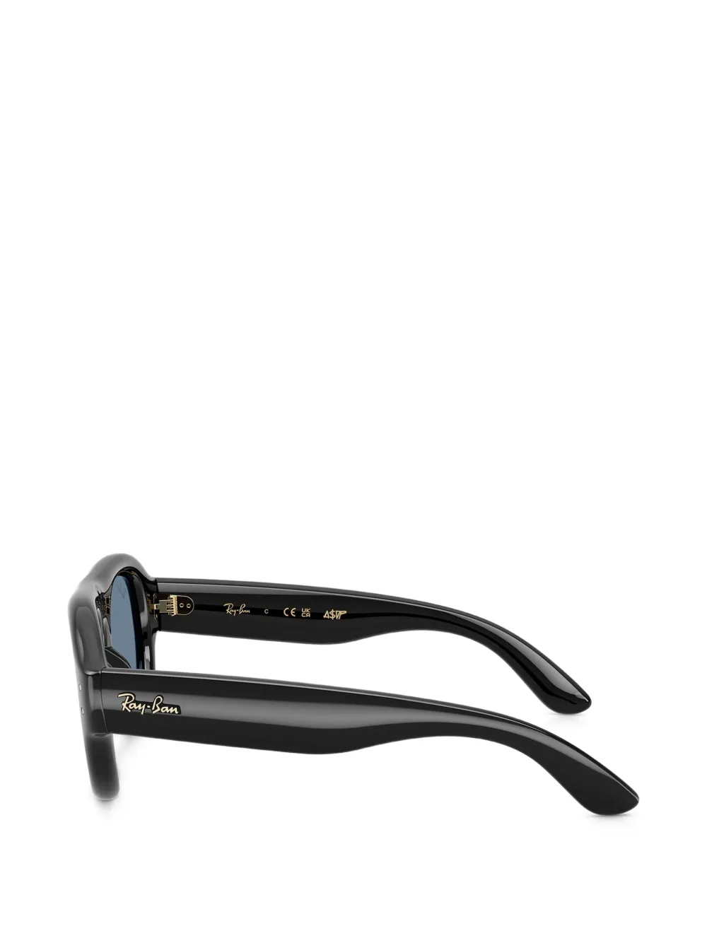 Ray-Ban Zonnebril met rond montuur Zwart
