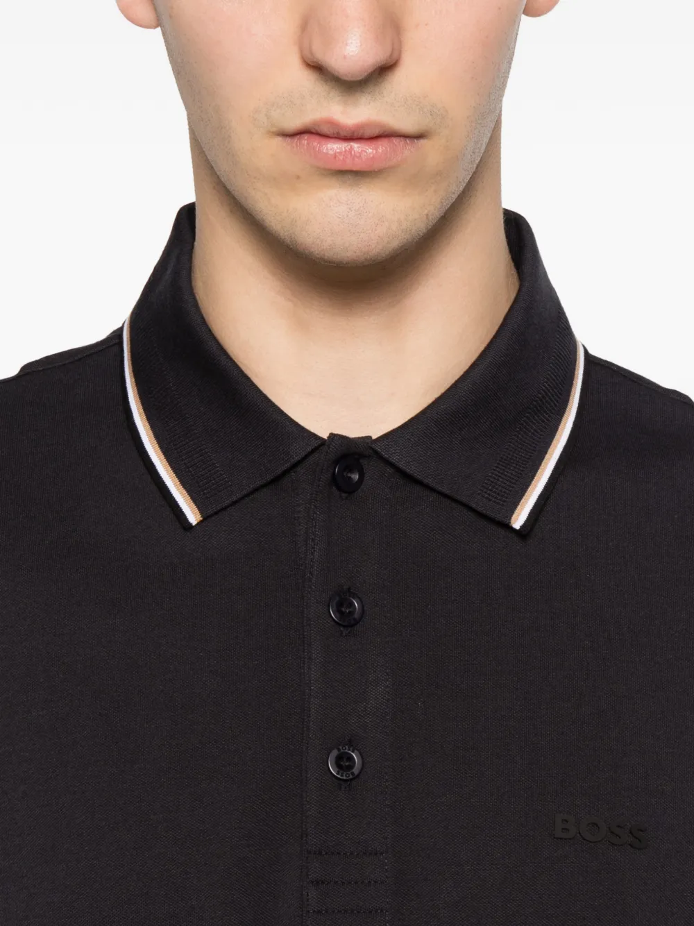 BOSS Poloshirt met korte mouwen Blauw