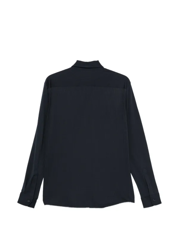 BOSS シアサッカーシャツ | ブルー | FARFETCH JP