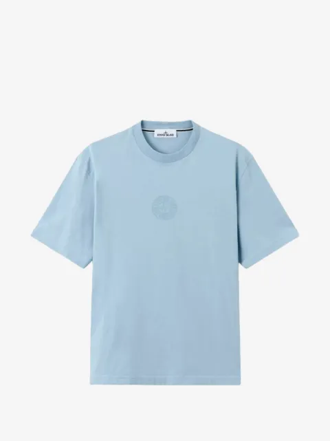 Stone Island t-shirt med logotyp