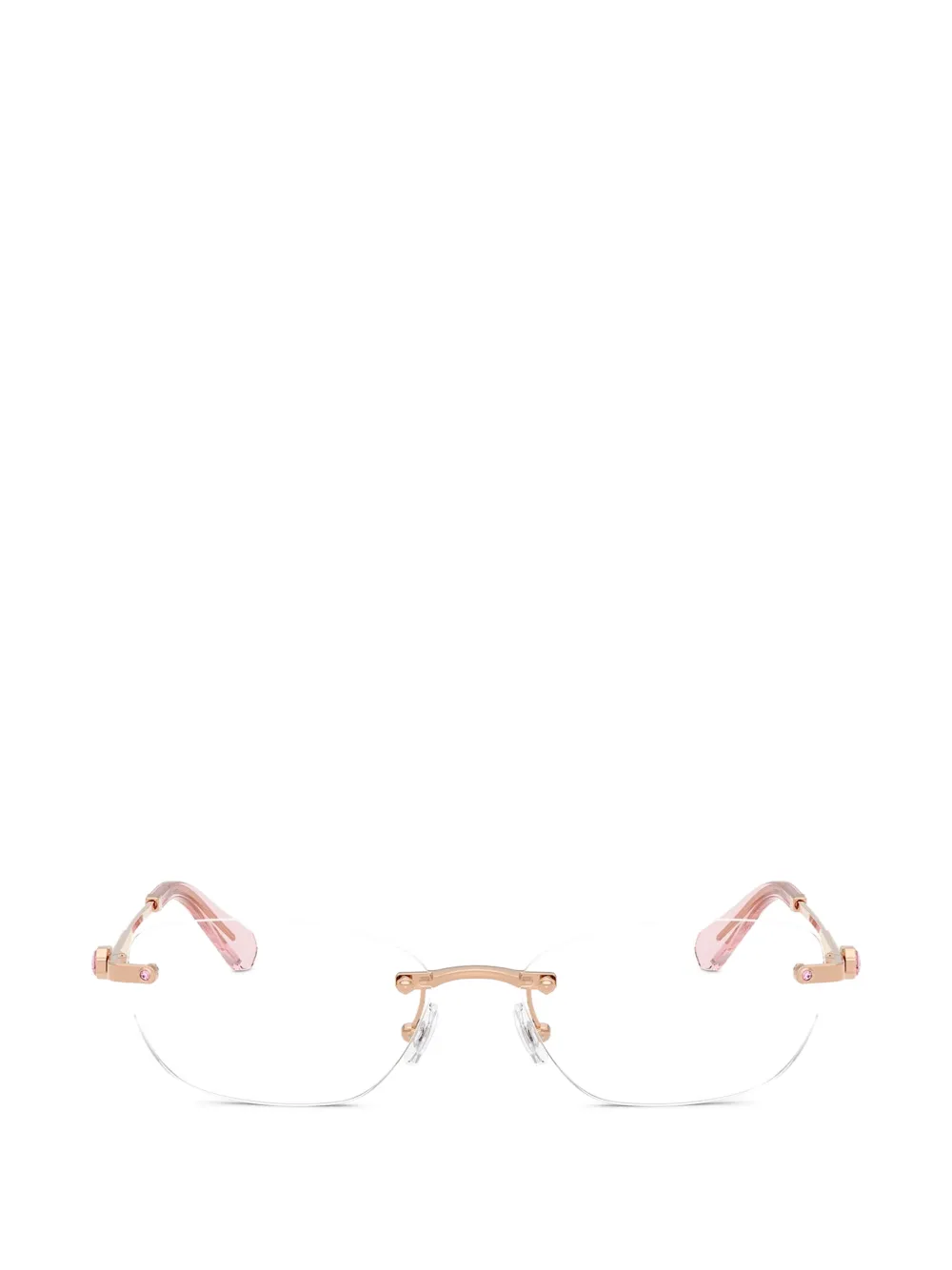 Swarovski Eyewear oval-frame glasses - Rosa