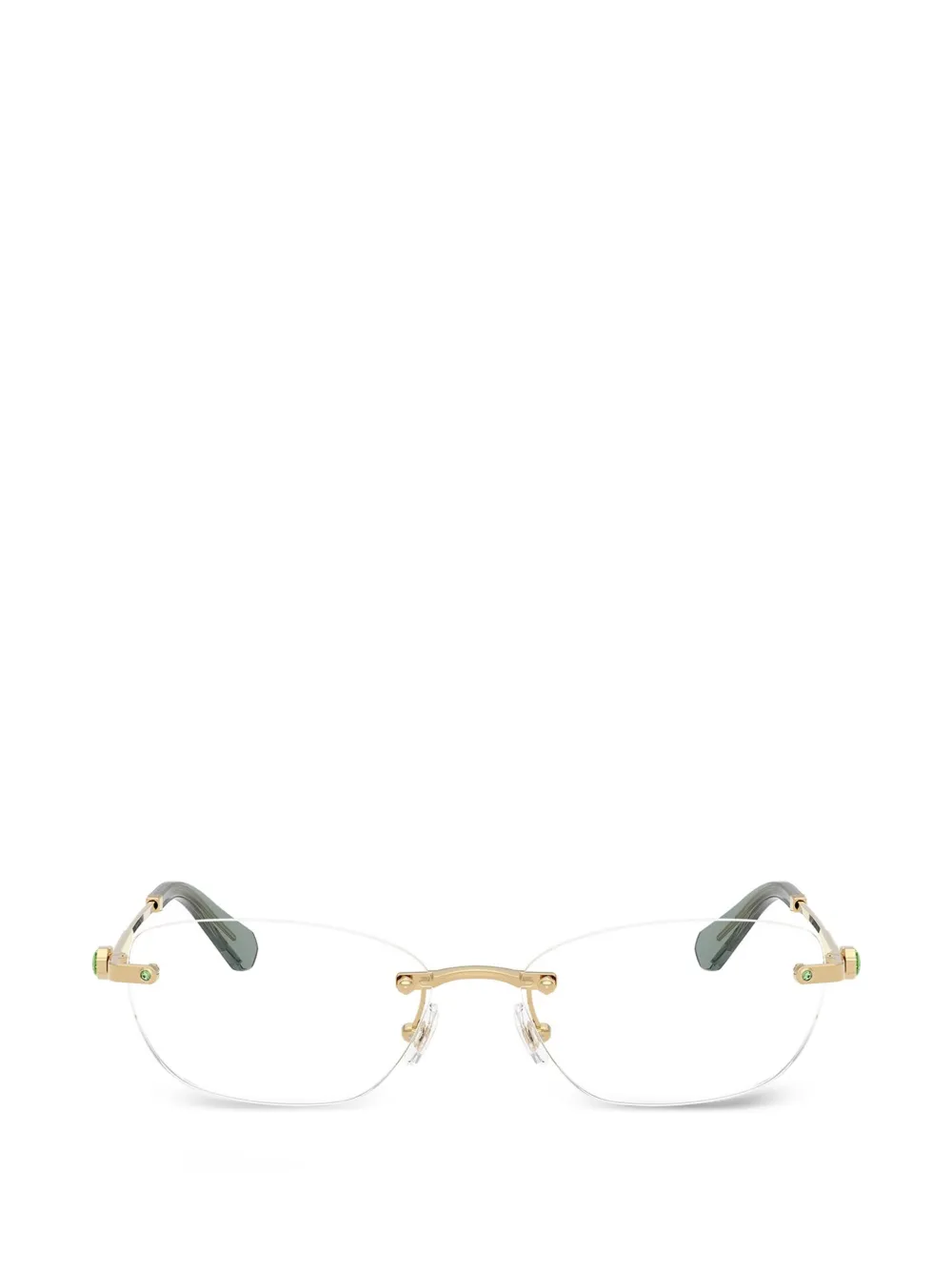 Swarovski oval-frame sunglasses - Oro