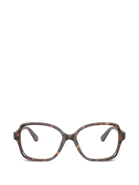 Swarovski Eyewear tortoiseshell-effect crystal-embellished glasses