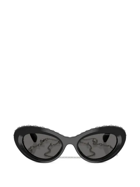 Swarovski Eyewear cat-eye embellished sunglasses