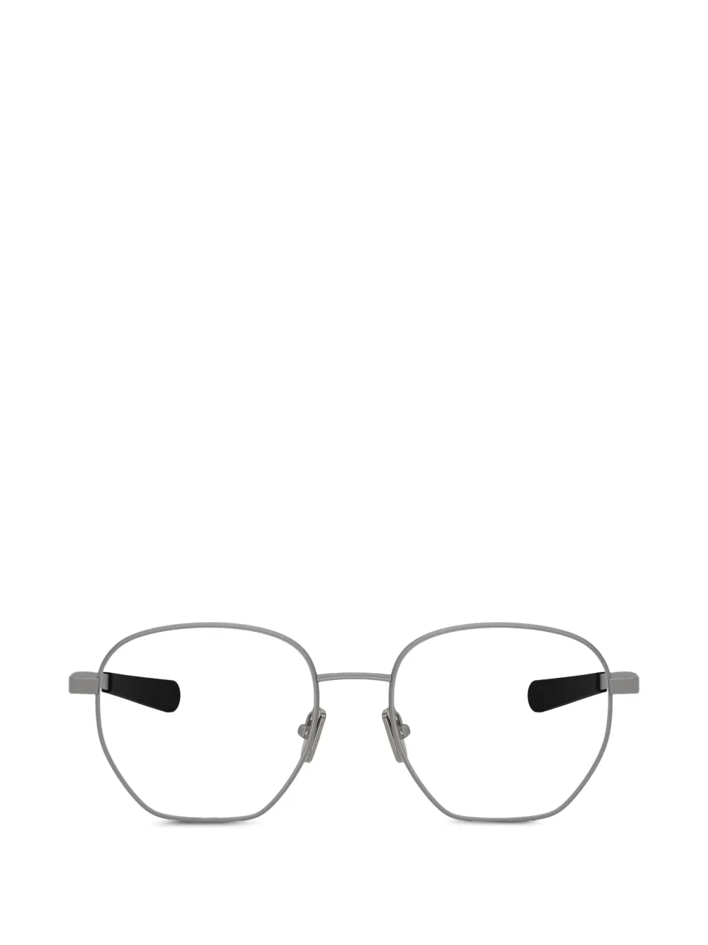 Moncler Geometric-frame Glasses In Gray
