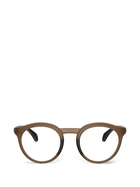 Moncler Eyewear matte round glasses
