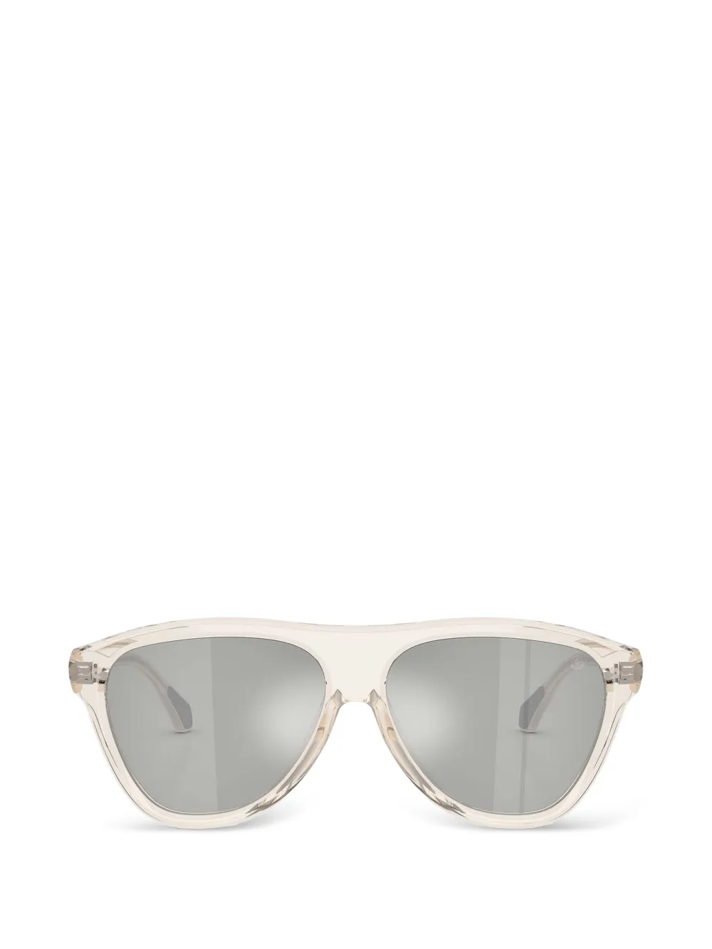 MONCLER Eyewear Incline Sonnenbrille mit geometrischem Gestell - Nude