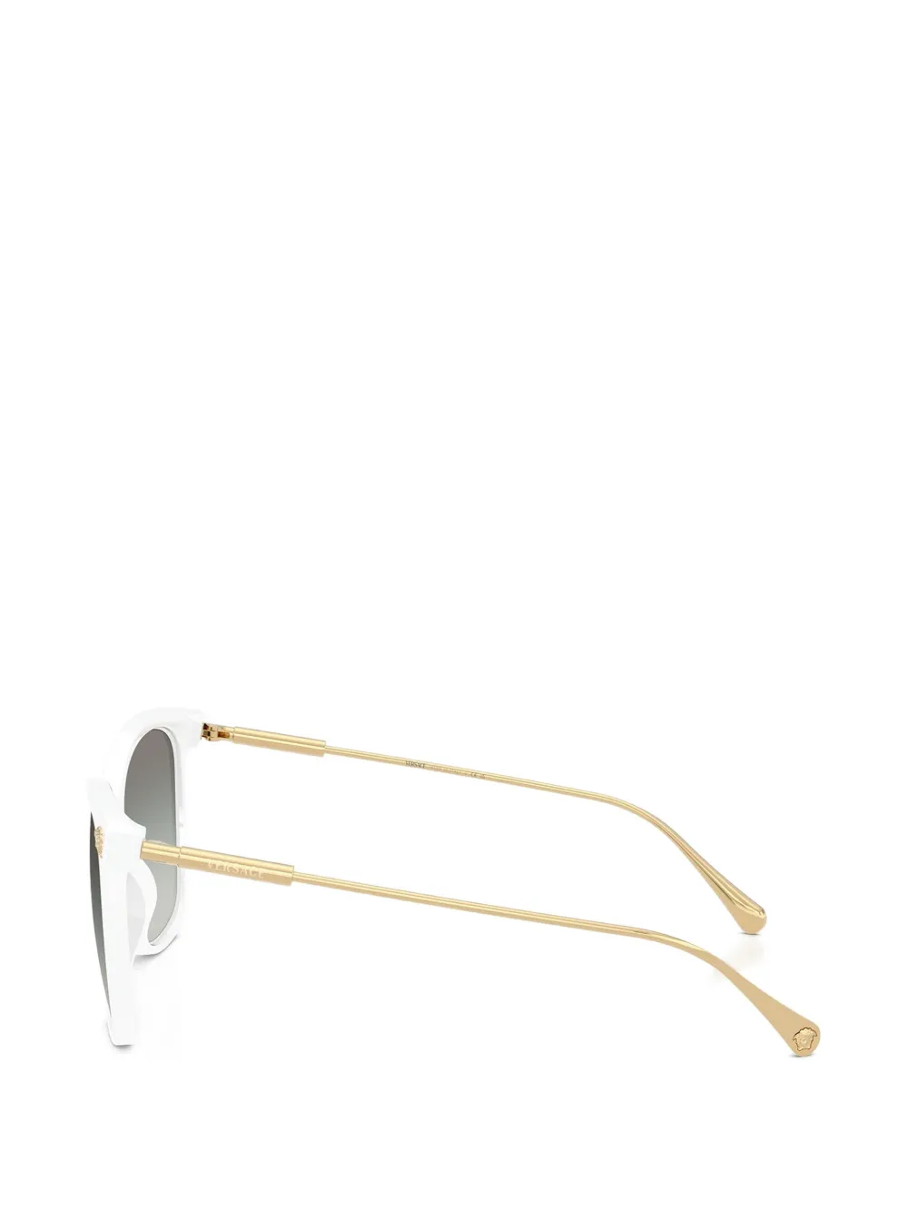 Versace Eyewear Zonnebril met geometrisch montuur Wit