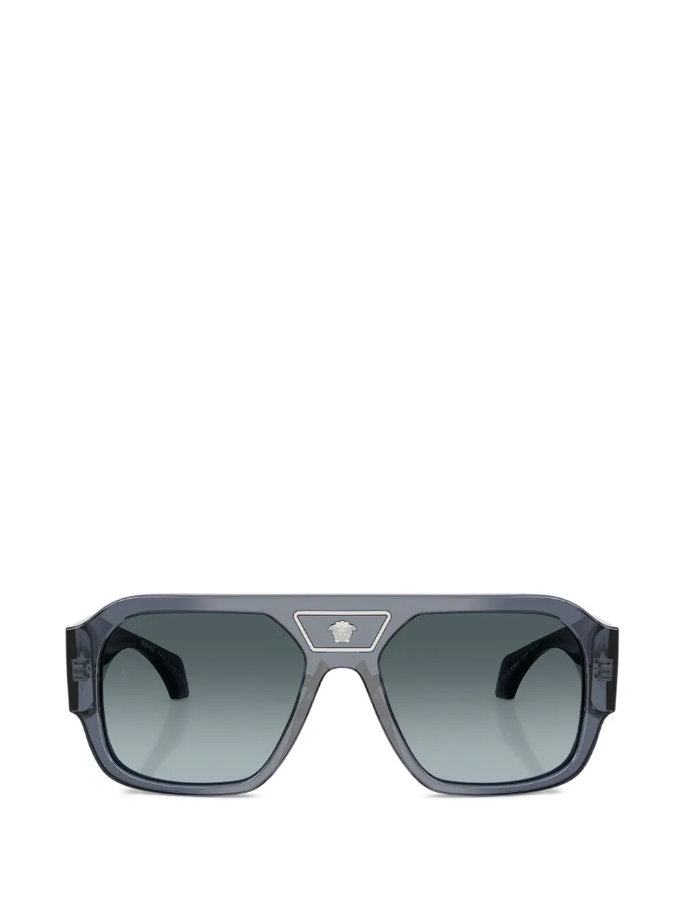 Versace Eyewear geometric-frame sunglasses - Blu