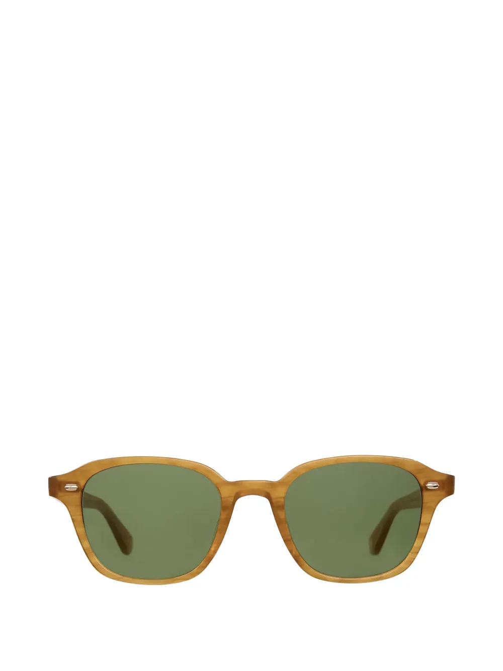 Garrett Leight Lachman geometric-frame sunglasses - Marrone