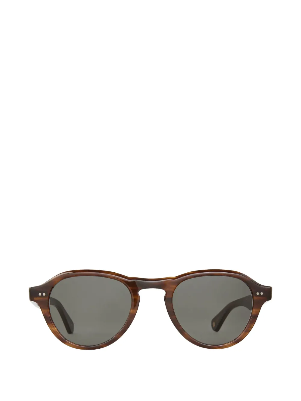 Garrett Leight Mcnally round sunglasses - Marrone