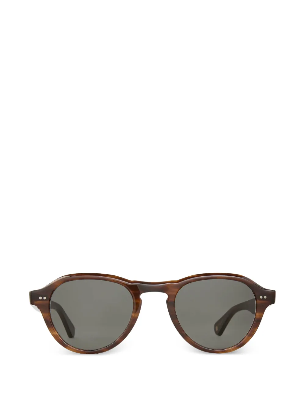 Garrett Leight Mcnally round sunglasses - Marrone
