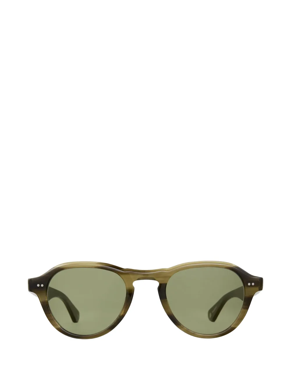 Garrett Leight Mcnally round-frame sunglasses - Verde