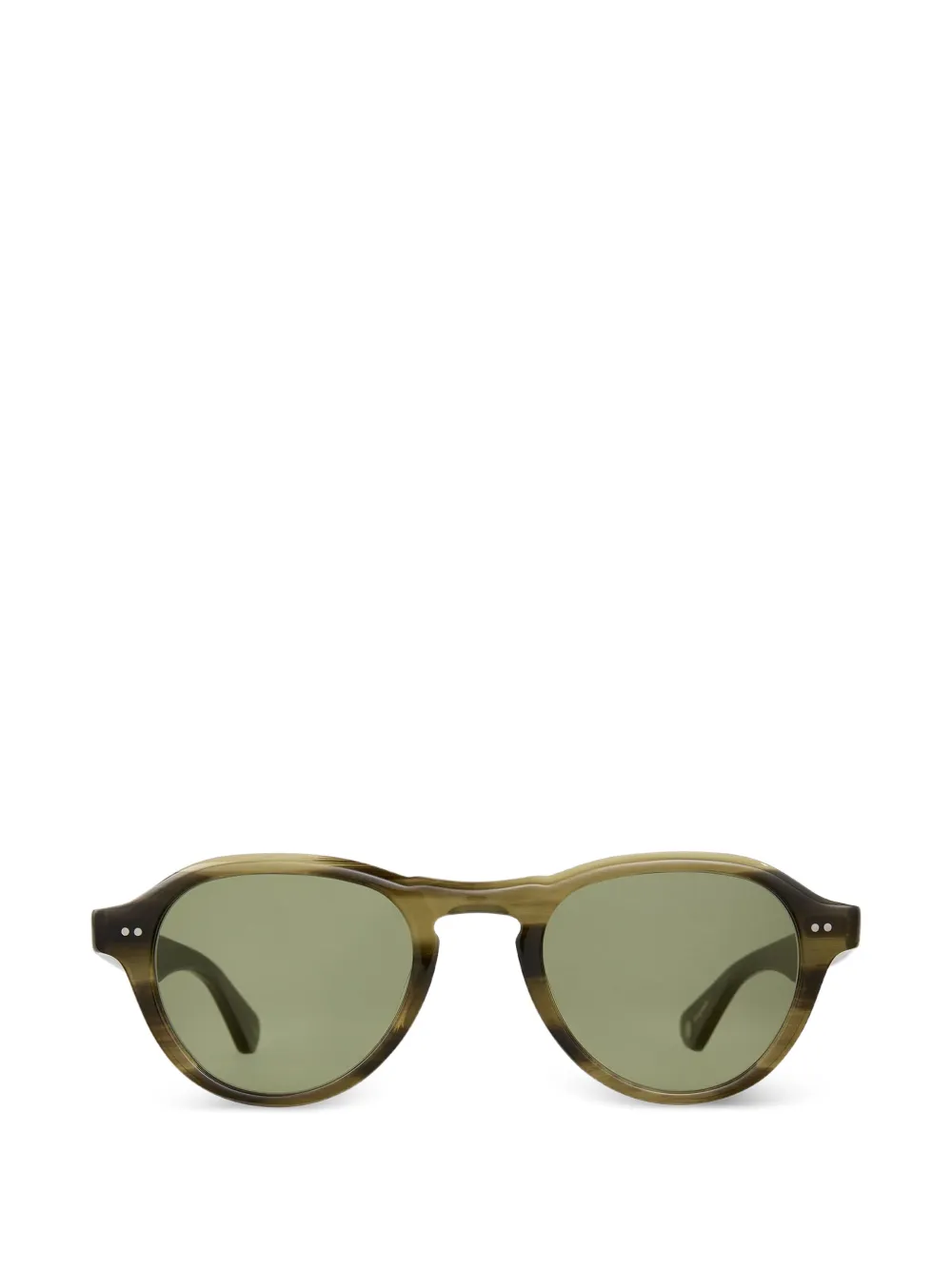 Garrett Leight Mcnally round-frame sunglasses - Verde