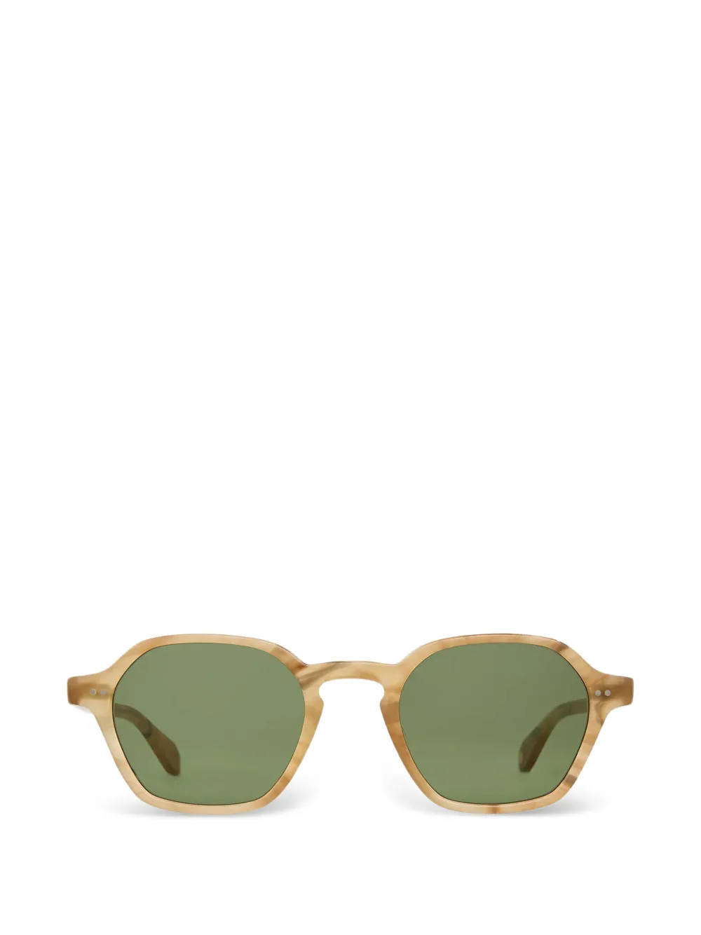 Garrett Leight Temescal geometric-frame sunglasses - Toni neutri